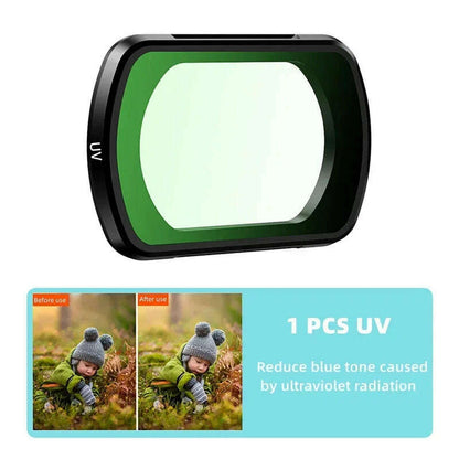 BRDRC UV ND Lens Filter Kit for DJI OSMO Pocket 3 Handheld Gimbal Camera ND8 ND16 Filters Adjustable CPL Accessories
