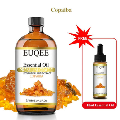 Buy 118ml Essential Oil Get 10ml Free 100% Pure and Natural Essential Oil with Dropper for Aromatherapy Diffuser Massage DIY