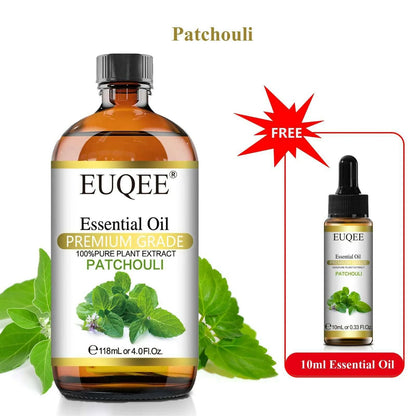 Buy 118ml Essential Oil Get 10ml Free 100% Pure and Natural Essential Oil with Dropper for Aromatherapy Diffuser Massage DIY