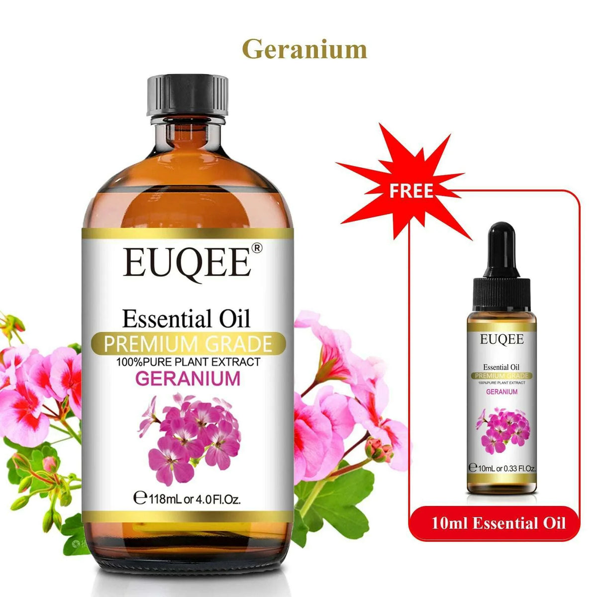 Buy 118ml Essential Oil Get 10ml Free 100% Pure and Natural Essential Oil with Dropper for Aromatherapy Diffuser Massage DIY