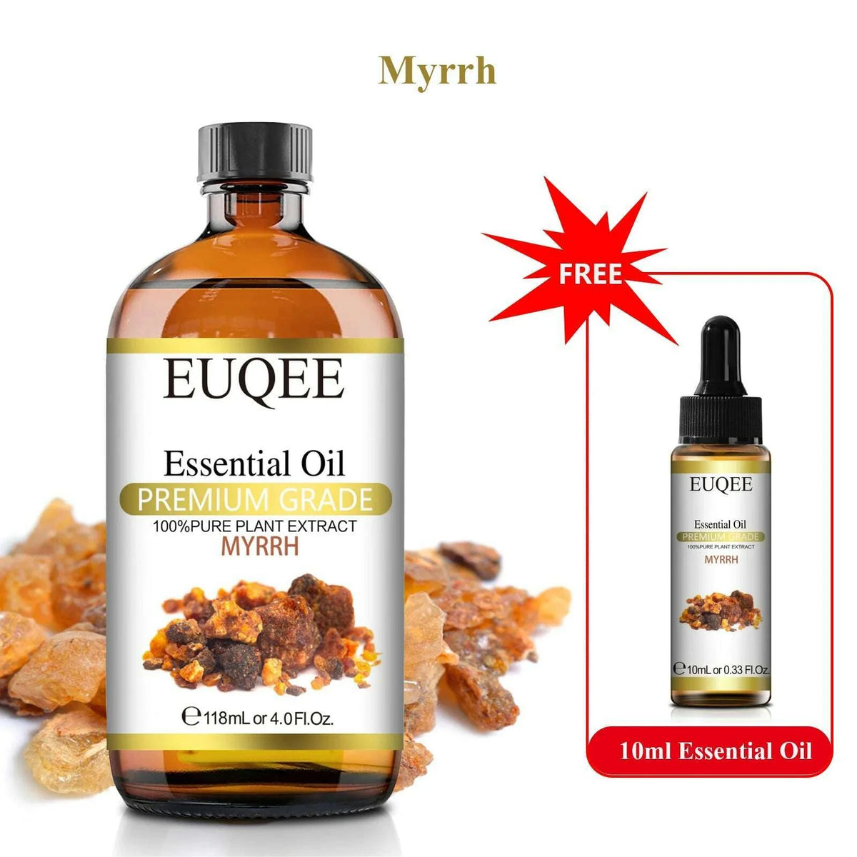 Buy 118ml Essential Oil Get 10ml Free 100% Pure and Natural Essential Oil with Dropper for Aromatherapy Diffuser Massage DIY