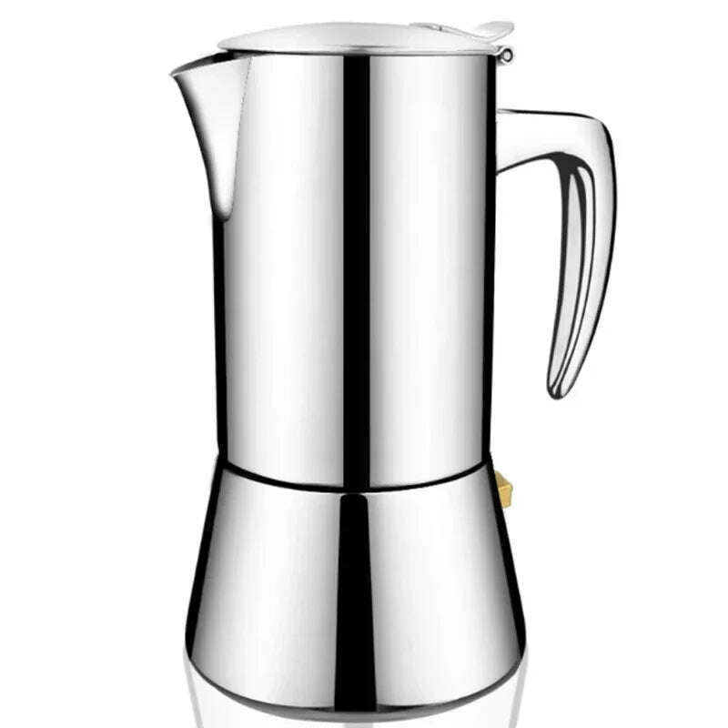 Cafetera de cocina acero inoxidable, 200ML/300ML, hervidor bebidas percolador, MOCA 304 #