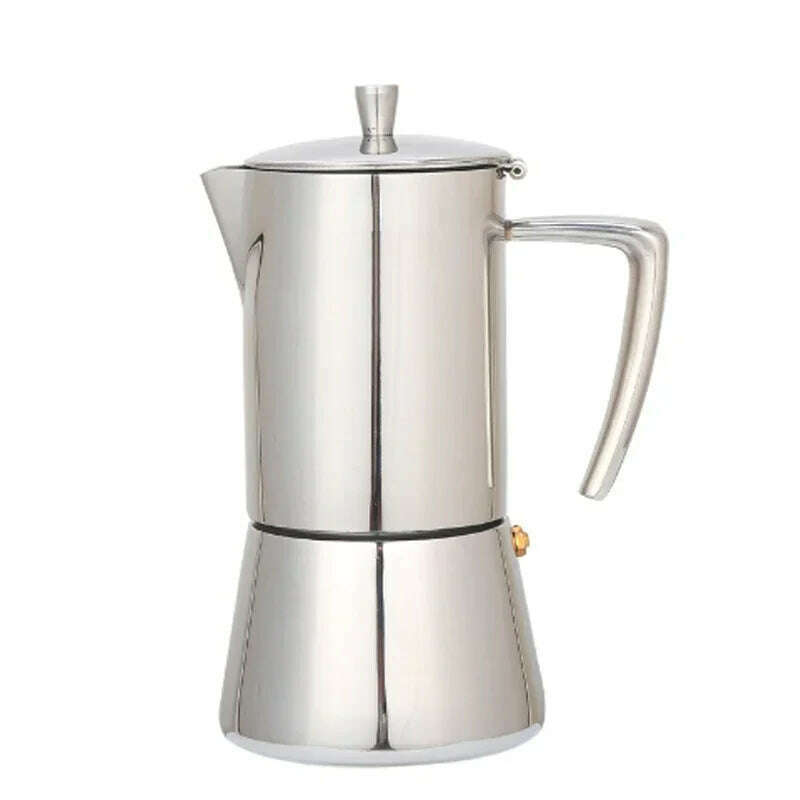 Cafetera de cocina acero inoxidable, 200ML/300ML, hervidor bebidas percolador, MOCA 304 #