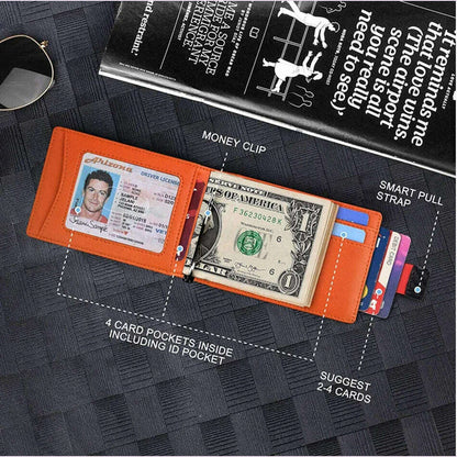 Carbon Fiber Rfid Men Wallets Money Bag Slim Thin Card Man Wallet Luxury Male Small Short Purse Bi-fold Vallet Billfold
