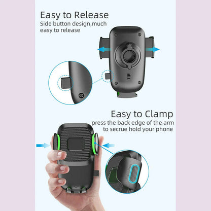 Cell Phone Holder Car, Windshield/Dashboard/Window Car Phone Holder Mount, Suction Cup Phone Mount for Car Truck Compatible