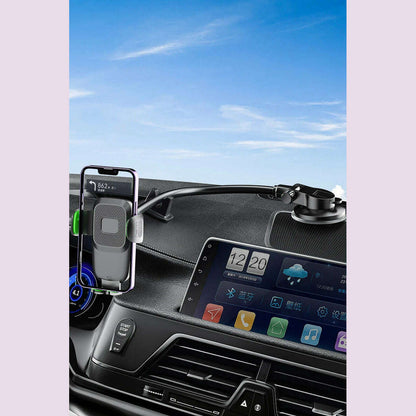 Cell Phone Holder Car, Windshield/Dashboard/Window Car Phone Holder Mount, Suction Cup Phone Mount for Car Truck Compatible