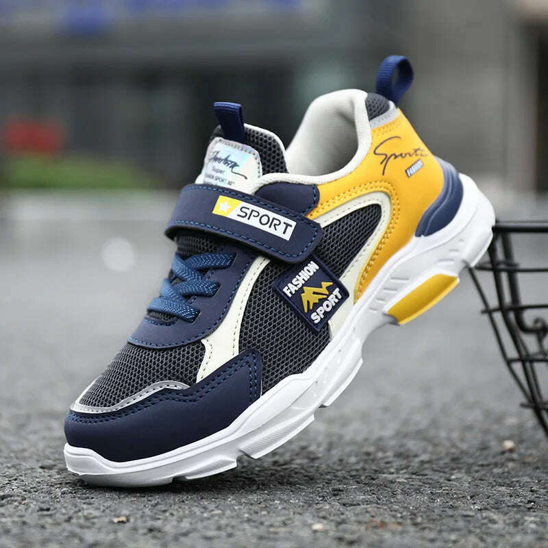 Children's shoes boy sneakers in the spring and autumn with breathable non-slip surface pupil cuhk boy boy fashion shoes