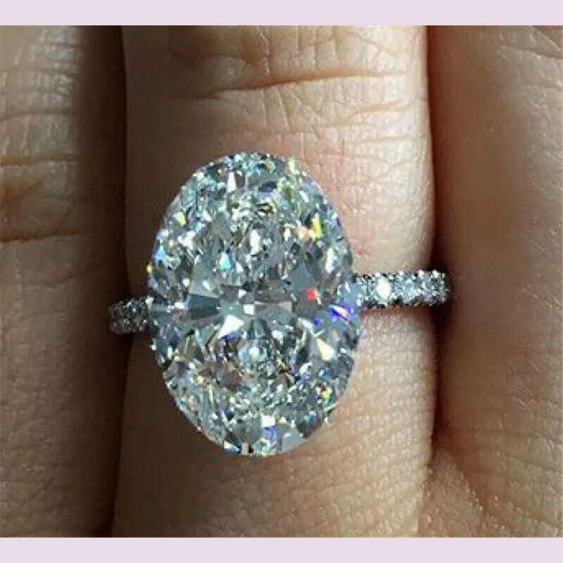 choucong Luxury Promise Ring Real 925 sterling Silver AAAAA Sona cz Engagement Wedding band Rings For Women Fine Jewelry