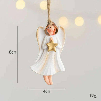Christmas Santa Snowman Gingerbread Man Resin Pendant Christmas Tree Decoration Ornaments DIY Kids Toys Noel Navidad Kerst 2023