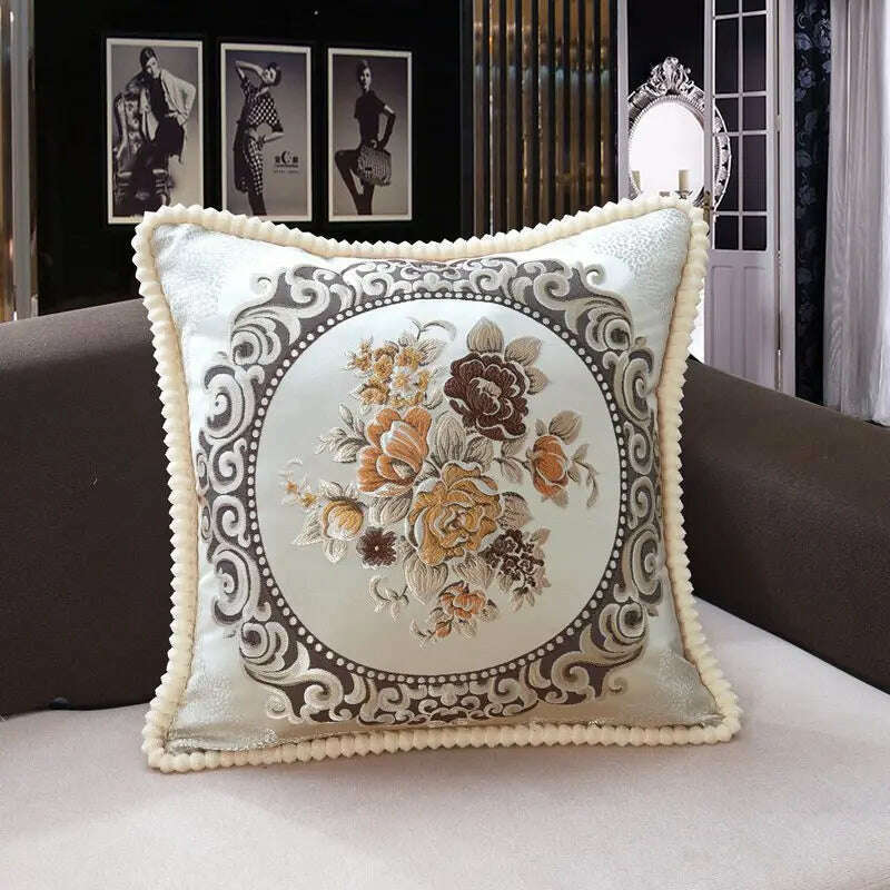 Classic Europe Style Pillowcase Cushion Cover Home Decorative Sofa Cushion Cover Chair Car Throw Pillow Case