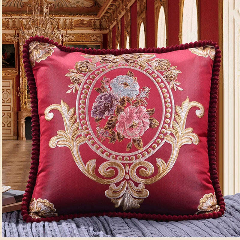 Classic Europe Style Pillowcase Cushion Cover Home Decorative Sofa Cushion Cover Chair Car Throw Pillow Case