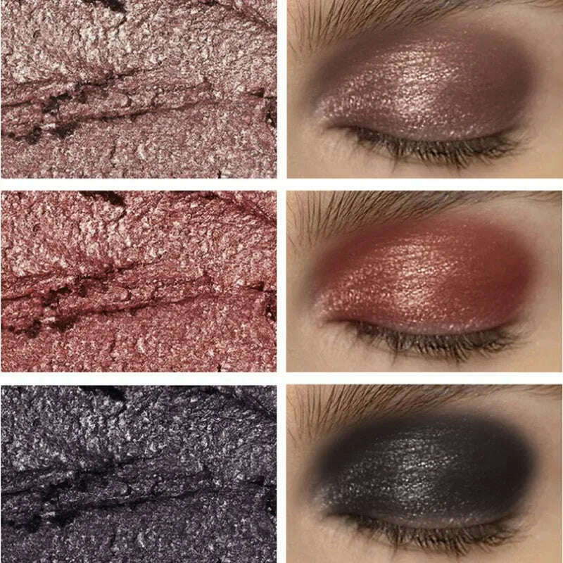 Colorful Eyeshadow Stick Pink Brown Green Black Eyeshadow Pencil High Gloss Pearlescent Shadow Sticks Waterproof Stage Makeup