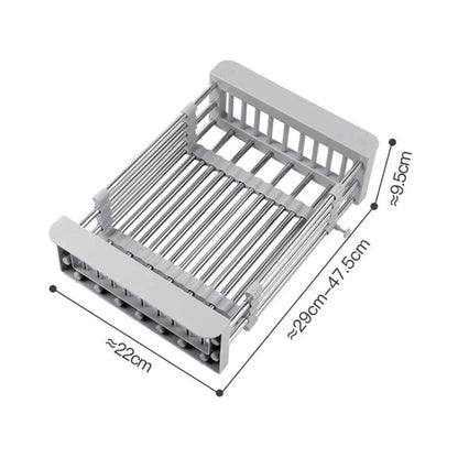 Dish Bowl Drainer Storage Rack Double-layer Kitchen Sink Dish Drainer Drying Rack Organizer HomeCounter Tableware Organizer
