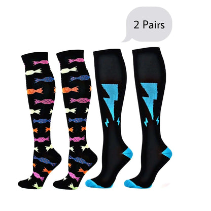 Dropship Compression Stockings Batch Socks Varicose Veins Nurse Socks Football Running Men Women Outdoor Sports Socks Unisex