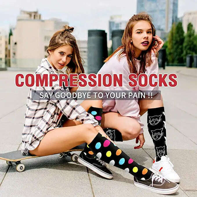 Dropship Compression Stockings Batch Socks Varicose Veins Nurse Socks Football Running Men Women Outdoor Sports Socks Unisex