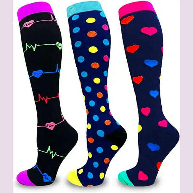Dropship Compression Stockings Batch Socks Varicose Veins Nurse Socks Football Running Men Women Outdoor Sports Socks Unisex
