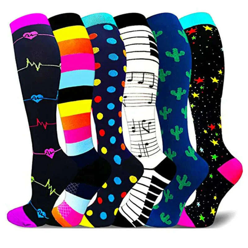 Dropship Compression Stockings Batch Socks Varicose Veins Nurse Socks Football Running Men Women Outdoor Sports Socks Unisex