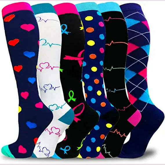 Dropship Compression Stockings Batch Socks Varicose Veins Nurse Socks Football Running Men Women Outdoor Sports Socks Unisex