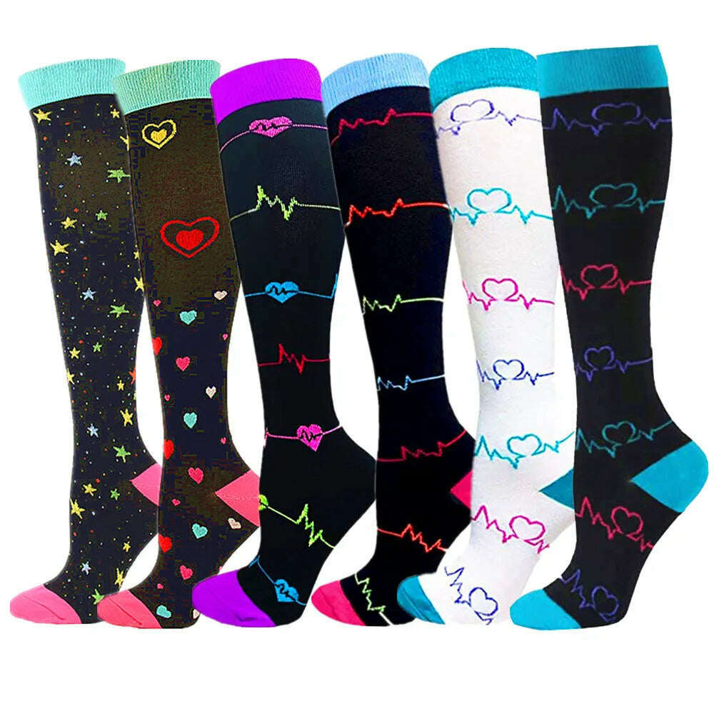 Dropship Compression Stockings Batch Socks Varicose Veins Nurse Socks Football Running Men Women Outdoor Sports Socks Unisex