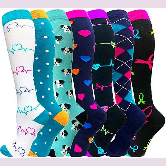 Dropship Compression Stockings Batch Socks Varicose Veins Nurse Socks Football Running Men Women Outdoor Sports Socks Unisex