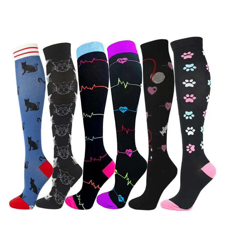 Dropship Compression Stockings Batch Socks Varicose Veins Nurse Socks Football Running Men Women Outdoor Sports Socks Unisex