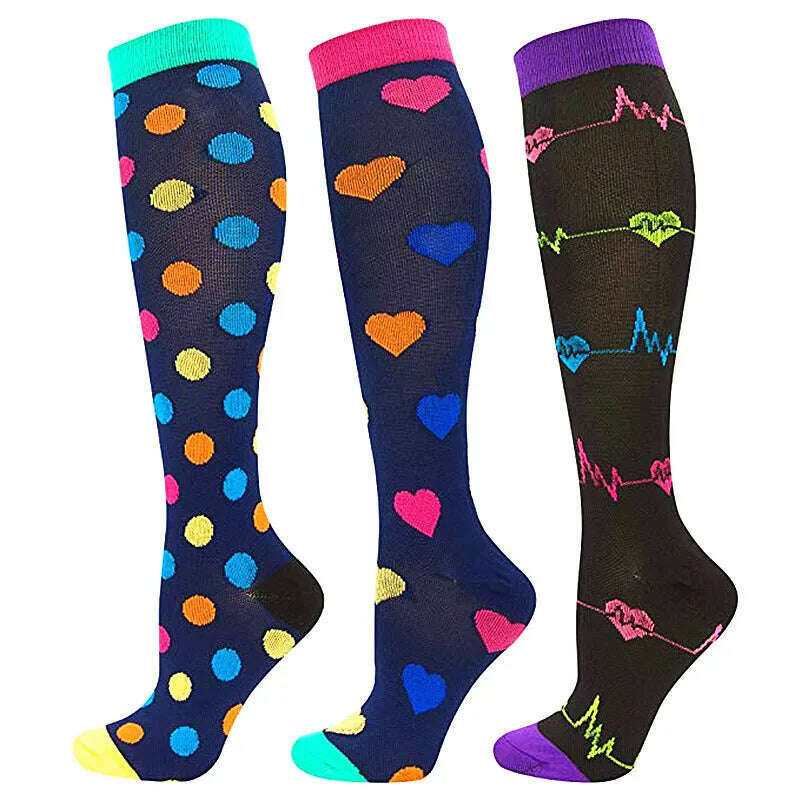 Dropship Compression Stockings Batch Socks Varicose Veins Nurse Socks Football Running Men Women Outdoor Sports Socks Unisex