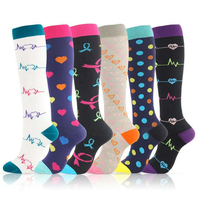 Dropship Compression Stockings Batch Socks Varicose Veins Nurse Socks Football Running Men Women Outdoor Sports Socks Unisex