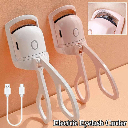Electric Heated Eyelash Curler Professional Electric Temperature Control Charging Lasting Eyelash Curler Portable Lash Makeup