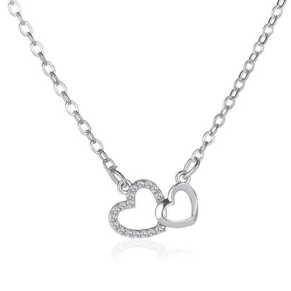 Fashion Tiny Heart Choker Necklace for Women Short Chain Shape Pendant Collares Necklace Ethnic Bohemian Jewelry Kolye Gift