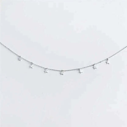 Fashion Tiny Heart Choker Necklace for Women Short Chain Shape Pendant Collares Necklace Ethnic Bohemian Jewelry Kolye Gift