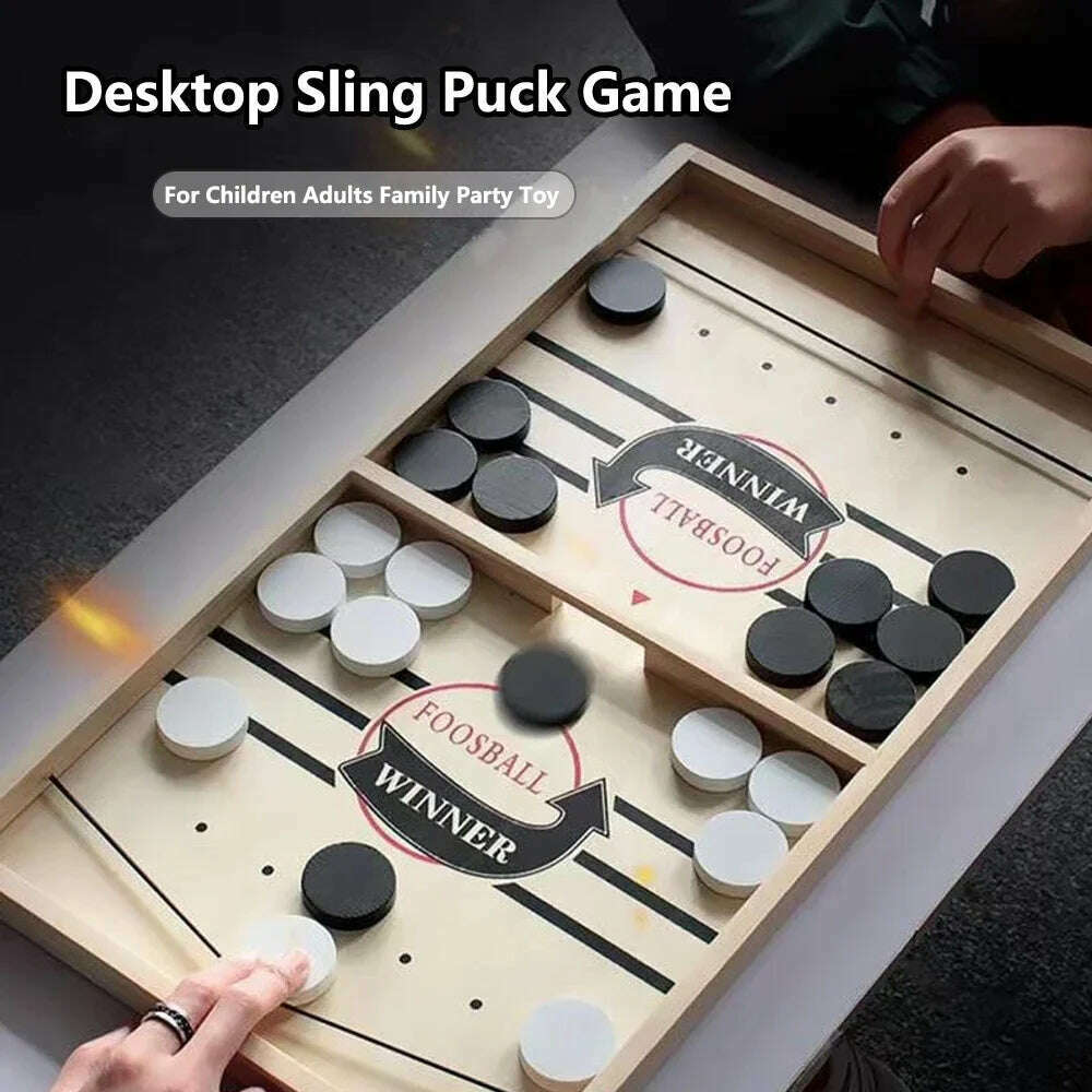 Fast Sling Puck Board Game Table Hockey Foosball Winner Party Family Interactive Toys For Children Adult Desktop Battle Gifts