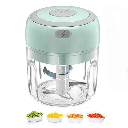 Food Grinder Electric Ginger Garlic Chopper Usb Rechargeable Mini Portable Fruit Food Grinder Onion Chopper
