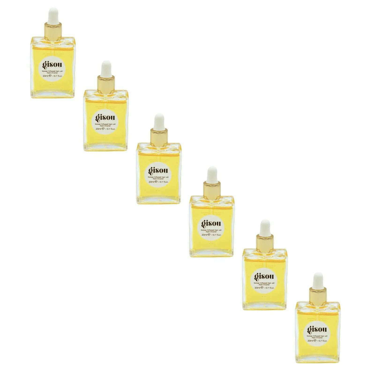 Gisou Honey Infused Hair Oil, Enriched with Mirsalehi Honey for Deep Nourishment, Hydration, Frizz Control, Heat Protection and