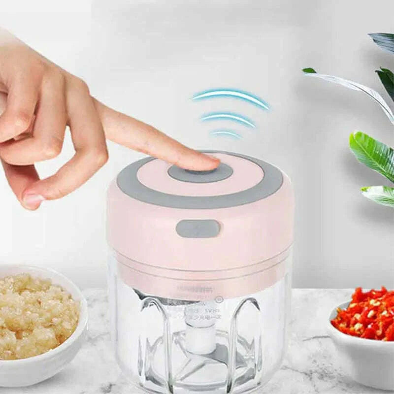 Grinder Household Rechargeable Multifunction Meat Vegetable Garlic And Ginger Crusher Mini Cordless Food Electric Grinder