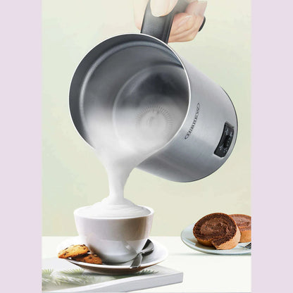 HiBREW 4 in 1 Milk Frother Frothing Foamer Fully automatic Milk Warmer Cold/Hot Latte Cappuccino Chocolate Protein powder M3