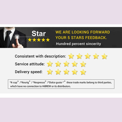 HiBREW 4 in 1 Milk Frother Frothing Foamer Fully automatic Milk Warmer Cold/Hot Latte Cappuccino Chocolate Protein powder M3