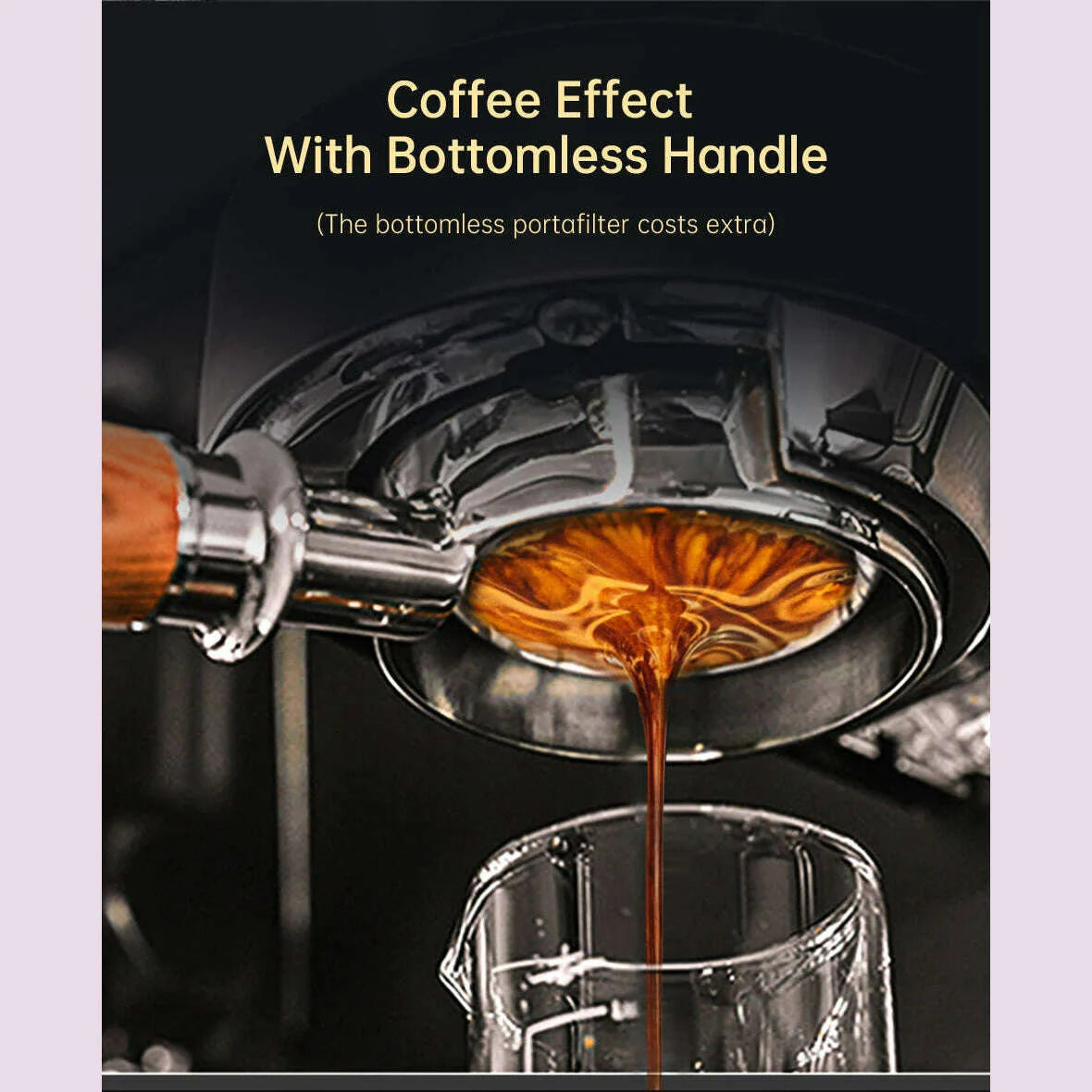 HiBREW Coffee Maker Cafetera 20 Bar Inox Semi Automatic Super Slim ESE POD & Powder Espresso Machine Hot Water H11