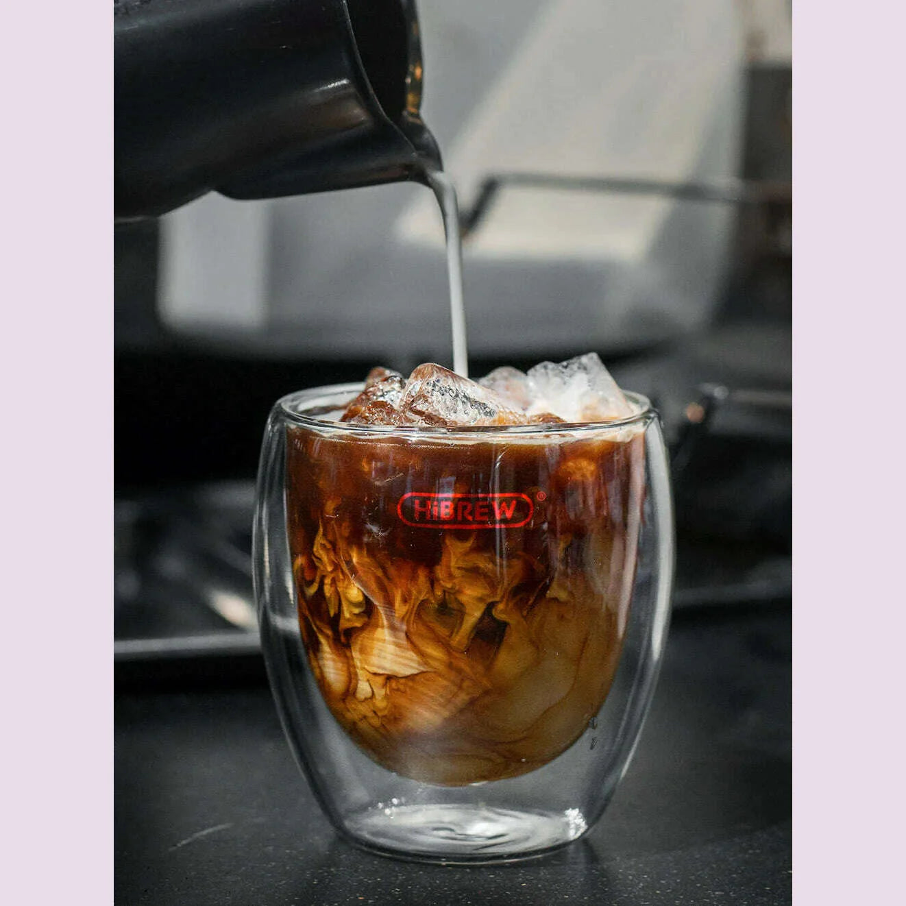 HiBREW Coffee Maker Cafetera 20 Bar Inox Semi Automatic Super Slim ESE POD & Powder Espresso Machine Hot Water H11