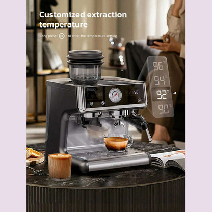 HiBREW Dual Boiler System Barista Pro 20Bar Bean to Espresso Cafetera Coffee Machine with Full Kit for Cafe Hotel Restaurant H7A