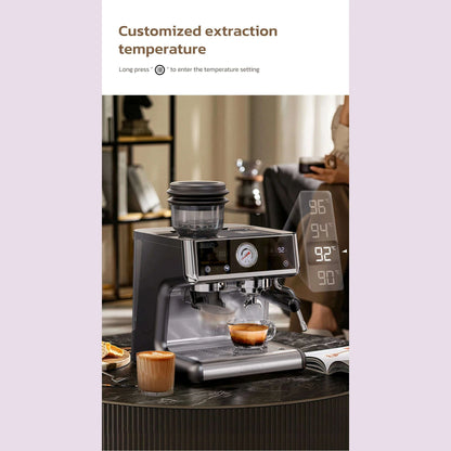 HiBREW Dual Boiler System Barista Pro 20Bar Bean to Espresso Cafetera Coffee Machine with Full Kit for Cafe Hotel Restaurant H7A