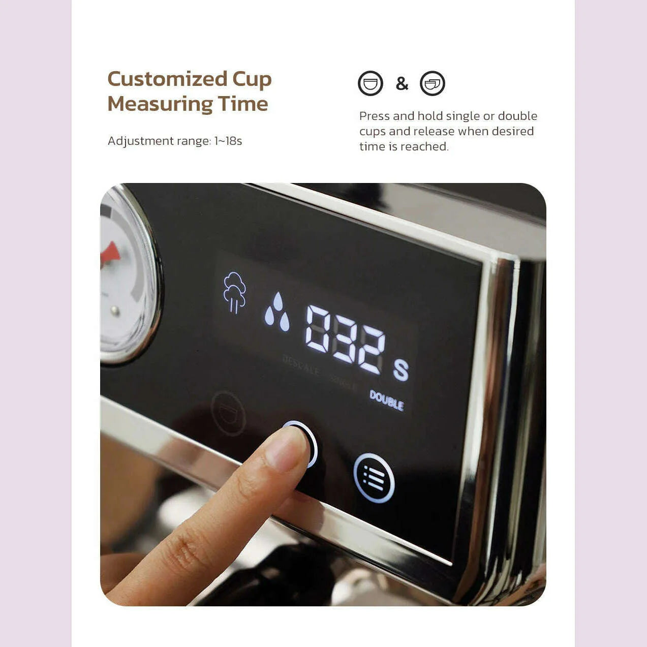 HiBREW Dual Boiler System Barista Pro 20Bar Bean to Espresso Cafetera Coffee Machine with Full Kit for Cafe Hotel Restaurant H7A