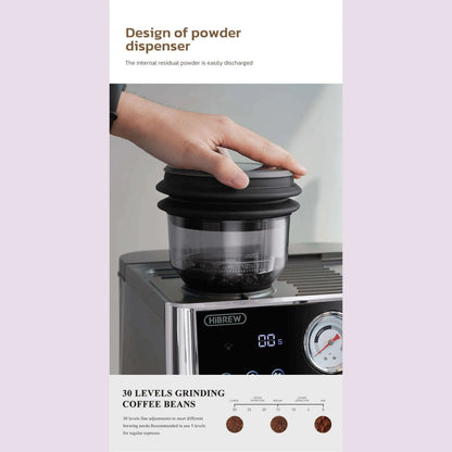 HiBREW Dual Boiler System Barista Pro 20Bar Bean to Espresso Cafetera Coffee Machine with Full Kit for Cafe Hotel Restaurant H7A
