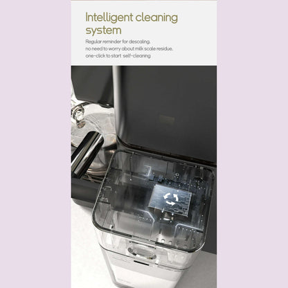 HiBREW Nes Capsule Coffee Machine Automatic Frothed Milk Cappuccino and Latte Espresso Coffee Maker H15