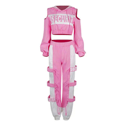 Hip Hop Dance Clothes For Adult Jazz Dance Wear Pink Dancer Outfit Designer Clothes Stage Costume Sexy DJ DS Clothing