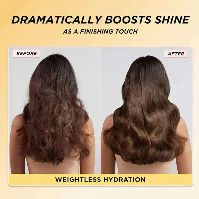 Honey Infused Hair Oil Finishing Shine Moisture Boosts Tame Frizz Overnight Treatment Essential Oil Hair Conditioner 20ml