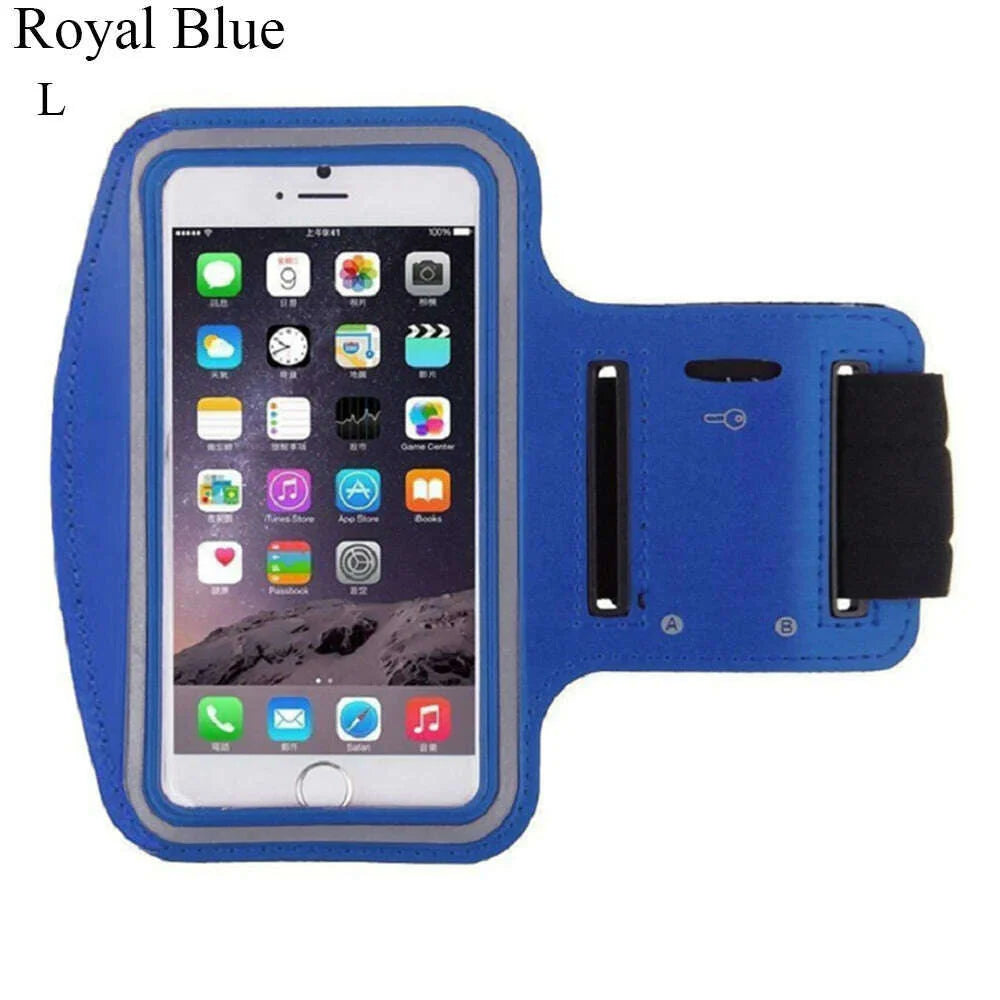 Hot 4-6.5 InchWaterproof Arms Running Bags Men Women Armbands Touch Screen Cell Phone Holder Band Phone Case Sports Accessories