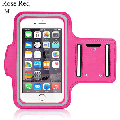 Hot 4-6.5 InchWaterproof Arms Running Bags Men Women Armbands Touch Screen Cell Phone Holder Band Phone Case Sports Accessories