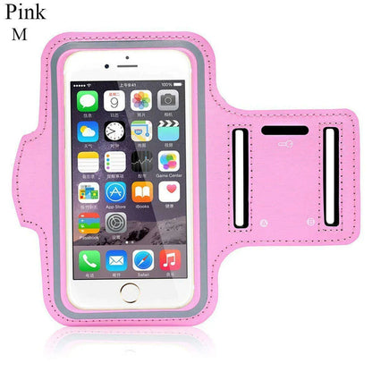 Hot 4-6.5 InchWaterproof Arms Running Bags Men Women Armbands Touch Screen Cell Phone Holder Band Phone Case Sports Accessories