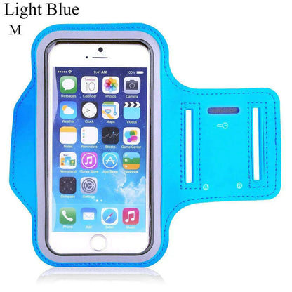 Hot 4-6.5 InchWaterproof Arms Running Bags Men Women Armbands Touch Screen Cell Phone Holder Band Phone Case Sports Accessories