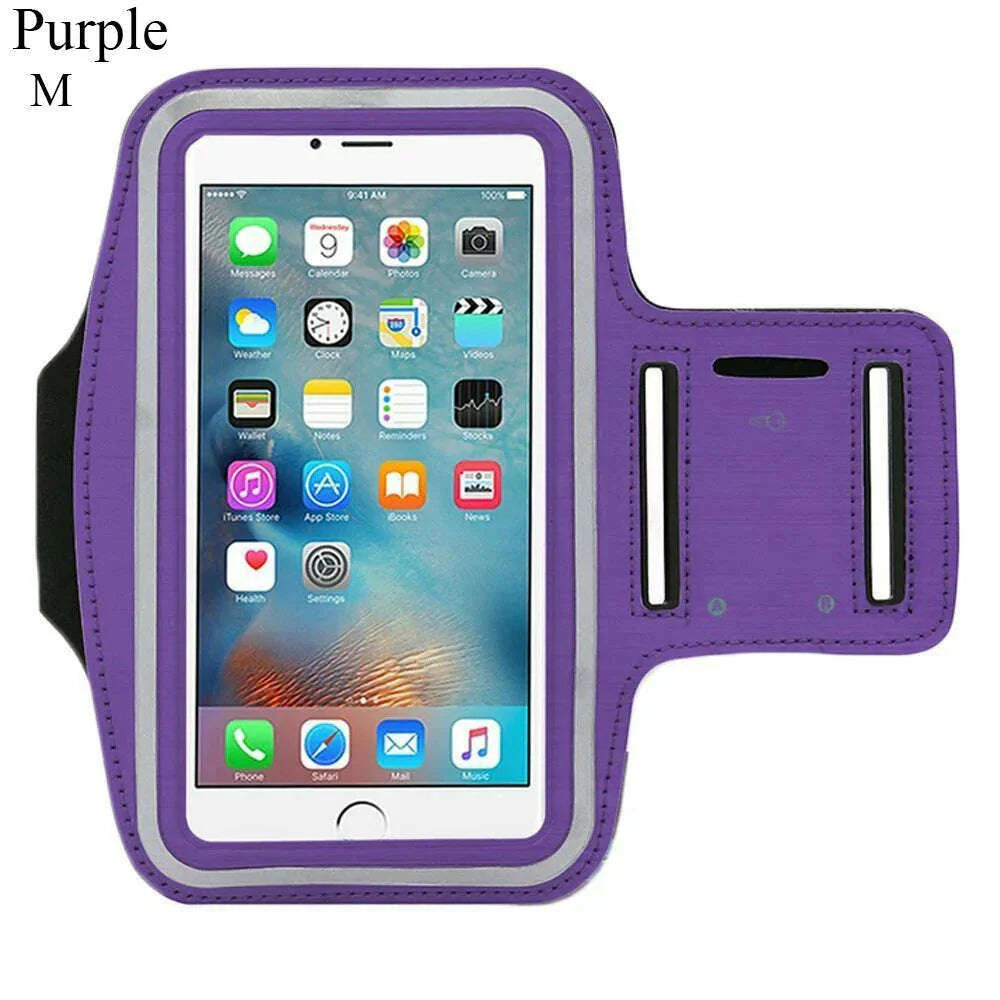 Hot 4-6.5 InchWaterproof Arms Running Bags Men Women Armbands Touch Screen Cell Phone Holder Band Phone Case Sports Accessories